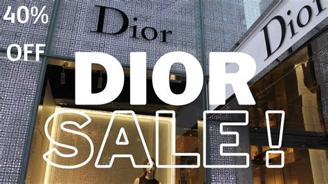 sale dior|dior sales 2022.